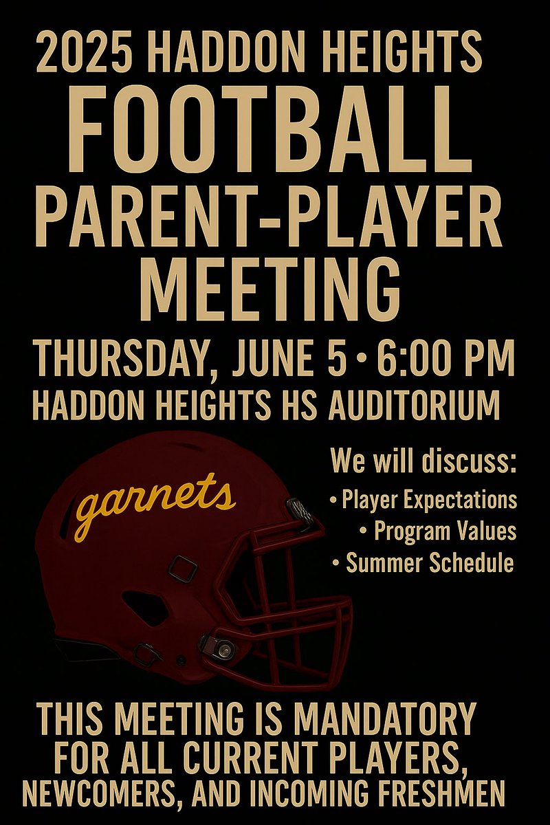 Haddon Heights Football (@garnetfootball) on Twitter photo  Haddon Heights Football (@garnetfootball) on Twitter photo
