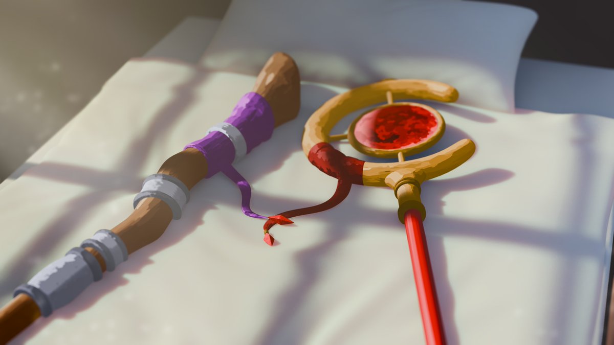 vash3d's tweet photo. Frieren &amp; Fern

#b3d #blender3d #indiedev #frieren https://t.co/aGI8iihFge
