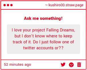 Bad_Kushiro00's tweet photo. I will mainly update the progress of the game on this account and https://t.co/YrEMNT0ad9.

except for Nsfw art and Gore art which will be posted on @kushiro00  account.

And my Patreon

#FallingDreams #FDP
#FDverse #FallingDreamsVerse #FallDrmFandom
#FallingDreamsProject https://t.co/LTti2wAe0e