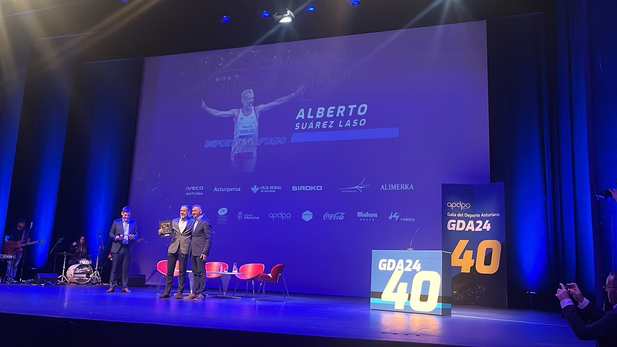El atleta Alberto Suárez Laso es el galardona con el premio al deporte adaptado