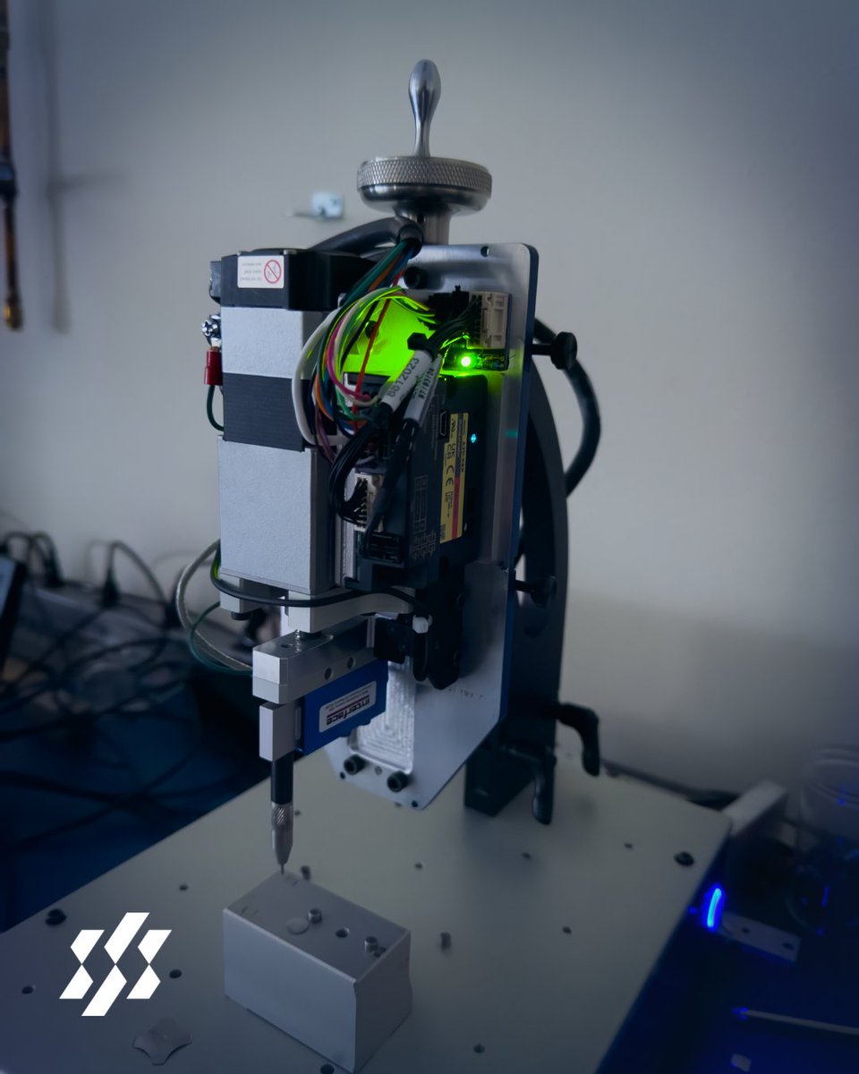 The head of the Sapphire Switch Tester contains a high-accuracy load cell and a closed-loop stepper-driven ball screw slide. The load cell converts the force into a voltage reading. The ball screw and stepper motor move the load cell.

Swipe to see.

#ElectronicsTesting #BTS
