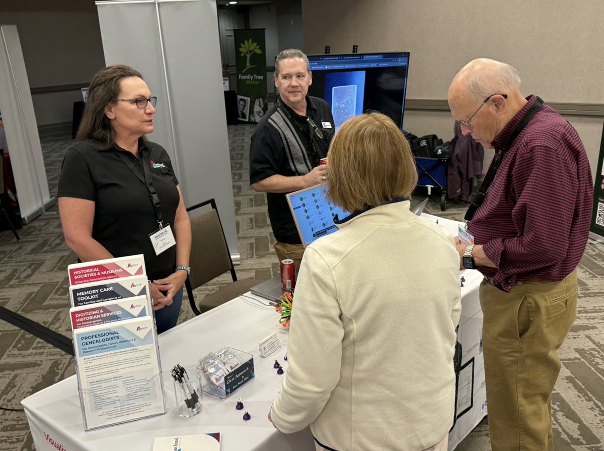 The past two days at the National Genealogical Society Conference have been a true testament to our mission. 

Our booth quickly turned into a lively classroom-style space where we had so many meaningful conversations!