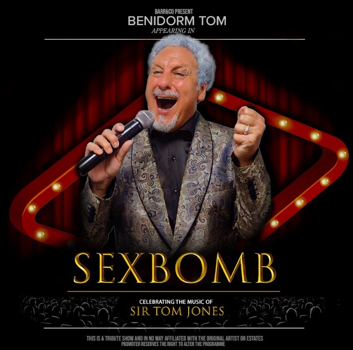Sexbomb: Celebrating the Music of Sir Tom Jones 🎤
Friday 5th September at The Whitehall Theatre!

Live on stage you will witness an award winning impersonation portrayed by the one and only Mr Andy Wood.  🤩

Book today 👉 pulse.ly/egu20g9ixl