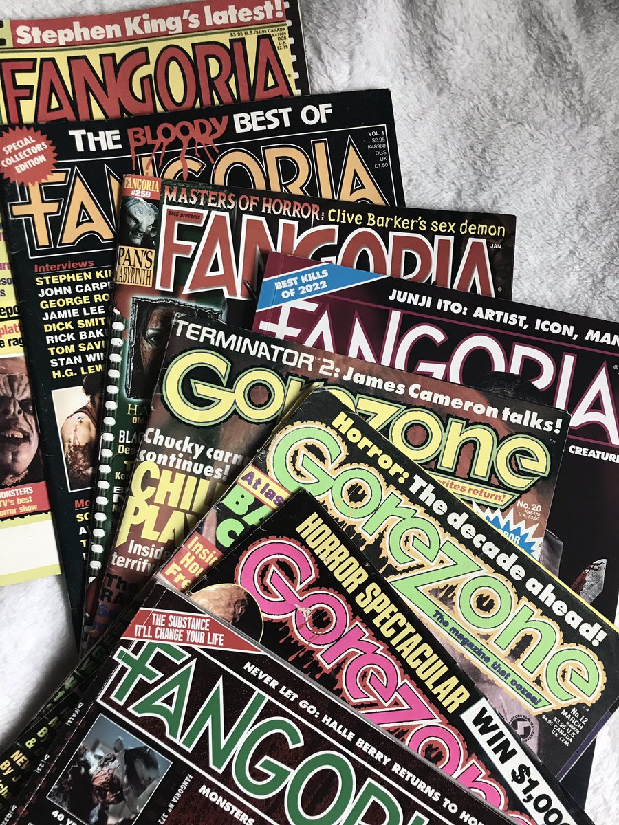 horror magazines ⋆˙⟡