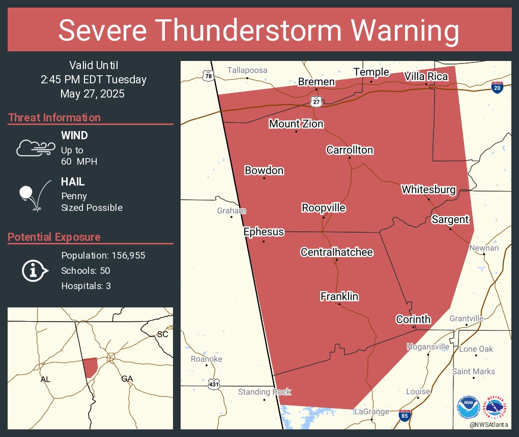 NWS Atlanta tweet media