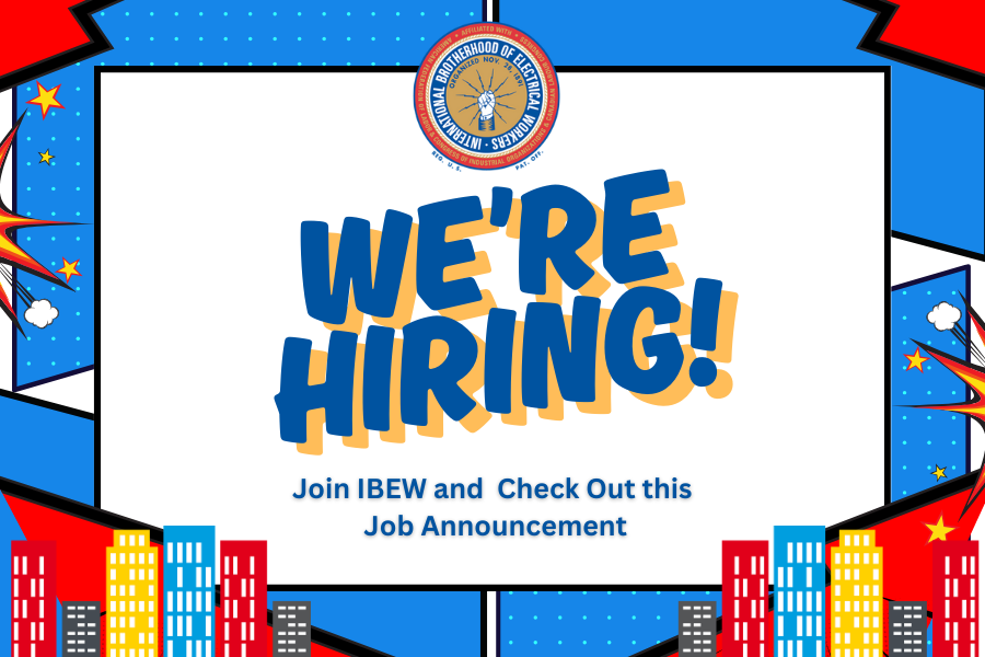 -&gt; #IBEW48 and the Oregon-Columbia Chapter of NECA are hiring a new NECA-IBEW Electrical Training Center (NIETC) Training Director! 

Click here to learn more about this job opportunity: ibew.org/job-opening-ne… 

#jobopportunity #werehiring #ibew #apprenticeship #electrical