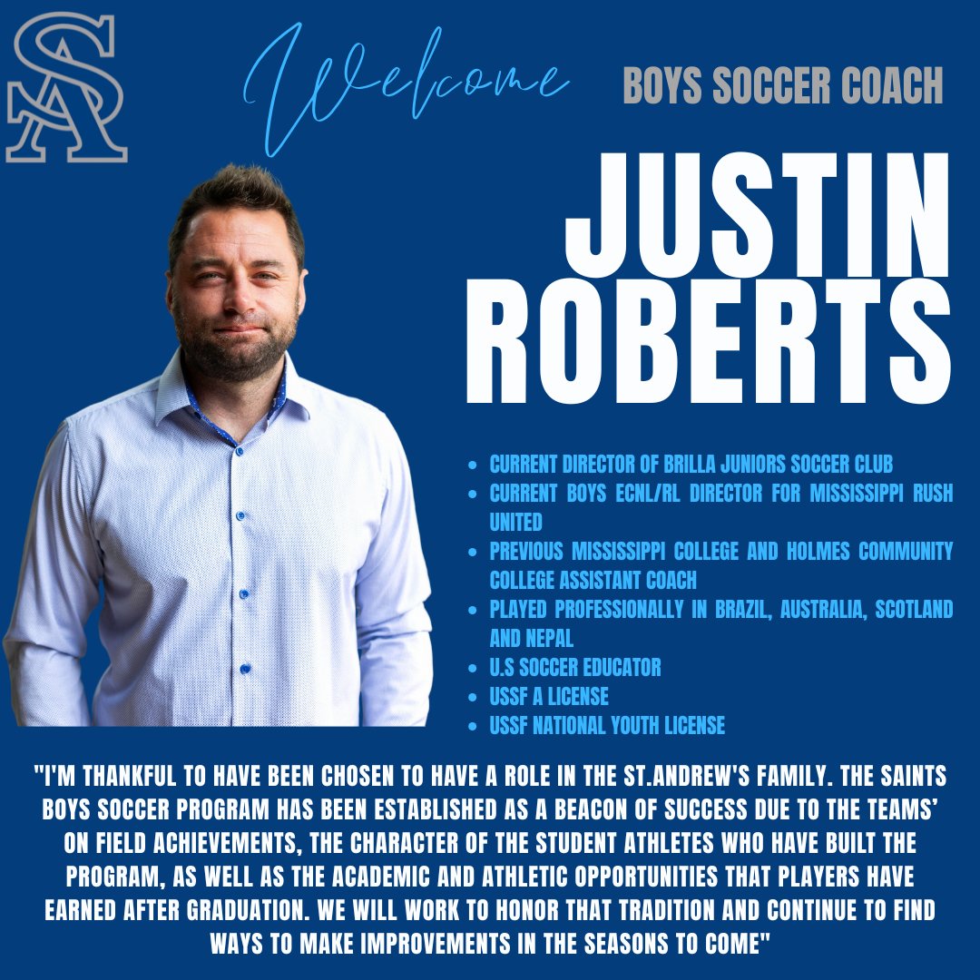 Please help us welcome our new boys soccer coach to the SA family! 
<a href="/bshields0244/">Brandon Shields</a> <a href="/cmansfield32/">Carter Mansfield</a> <a href="/MCOJSports/">Madison County Journal Sports</a> <a href="/davidzedelstein/">David Edelstein 🌐</a> <a href="/Camdenmorristv/">Camden Morris</a>