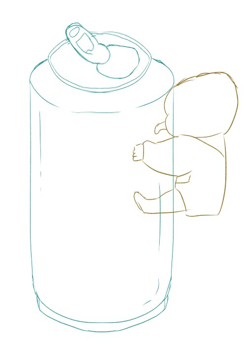 Some sketches for my next lil guy with a matching drink, any guesses already who I am making next? 
It will also be from #DeliciousinDungeon