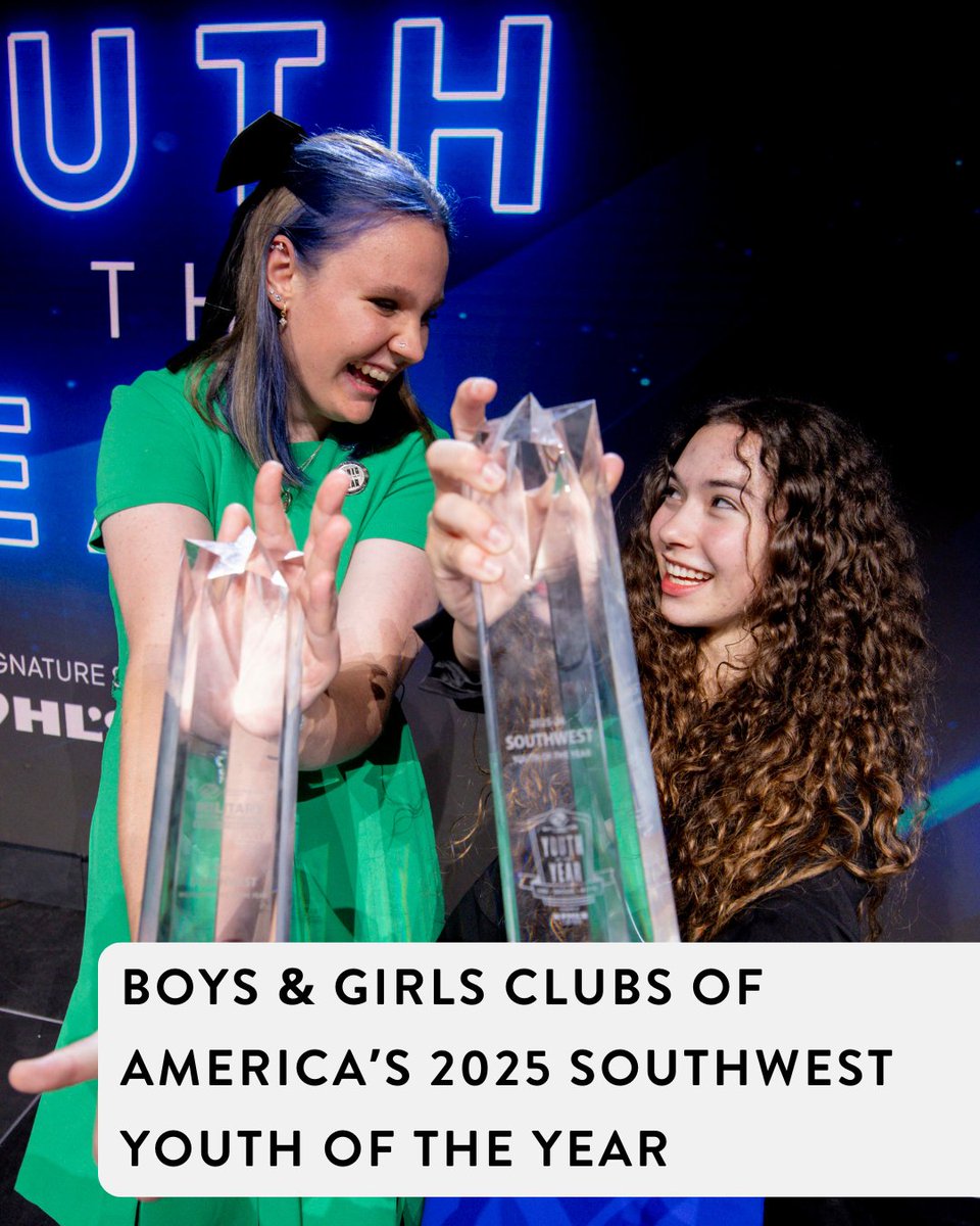 Inspiring stories. Big dreams. Unstoppable teens. 💫

This month, the Boys &amp; Girls Clubs of America hosted its 2025 Southwest Youth of the Year celebration at <a href="/thestarinfrisco/">The Star In Frisco</a>, honoring teens who lead with purpose and heart.

👏 Congratulations to Ximena V. and Summer H.!