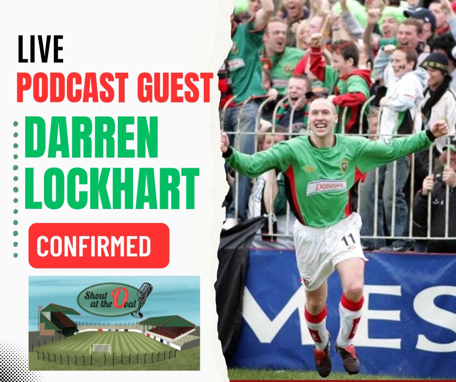 𝗚𝘂𝗲𝘀𝘁 𝗖𝗼𝗻𝗳𝗶𝗿𝗺𝗲𝗱: 𝗗𝗮𝗿𝗿𝗲𝗻 𝗟𝗼𝗰𝗸𝗵𝗮𝗿𝘁

The LIVE 04/05 Reunion podcast is THIS FRIDAY and Darren Lockhart is IN! 

Missing out on Morgan Day itself through injury, Locky more than made up for it by scoring the first goal vs Crusaders after 11 minutes which