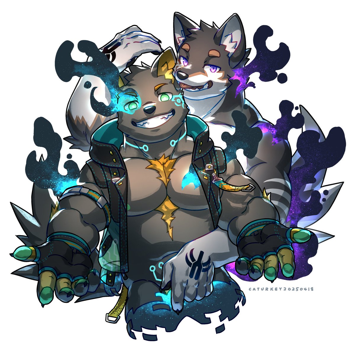 嗷嗷 (@caturkey123) on Twitter photo 感謝這次子夜 <a href="/midni9htwhisper/">犬神子夜/半身系電子獸人Vtuber</a> 跟柴虎 <a href="/ShibaTR_/">柴虎TR ShibaTR 3.0進化:宇宙星柴</a> 的邀請繪製:D!!!
這次他們是以外星狗與妖怪狗的互相附身為主題的概念發想,同時也會印製成立牌在摩莎販售!!
請有興趣的各位,摩莎當天務必去【G09柴虎夢工廠】捧場看看XD~!!
#清明夜
#柴柴虎繪 感謝這次子夜 <a href="/midni9htwhisper/">犬神子夜/半身系電子獸人Vtuber</a> 跟柴虎 <a href="/ShibaTR_/">柴虎TR ShibaTR 3.0進化:宇宙星柴</a> 的邀請繪製:D!!!
這次他們是以外星狗與妖怪狗的互相附身為主題的概念發想,同時也會印製成立牌在摩莎販售!!
請有興趣的各位,摩莎當天務必去【G09柴虎夢工廠】捧場看看XD~!!
#清明夜
#柴柴虎繪
