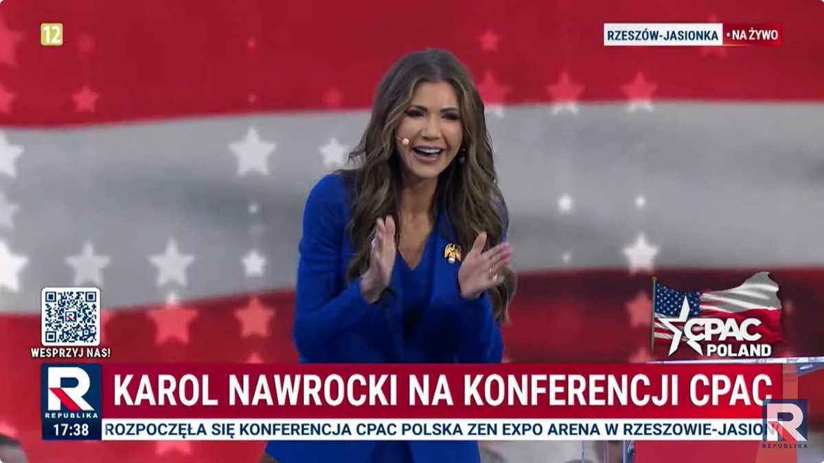waldemar_buda's tweet photo. Głosujcie za wolnością, Karol Nawrocki to prawdziwy lider💪🫶
Niesamowita Kristi Noem🇵🇱🇺🇲 https://t.co/Rlh5wbBAch