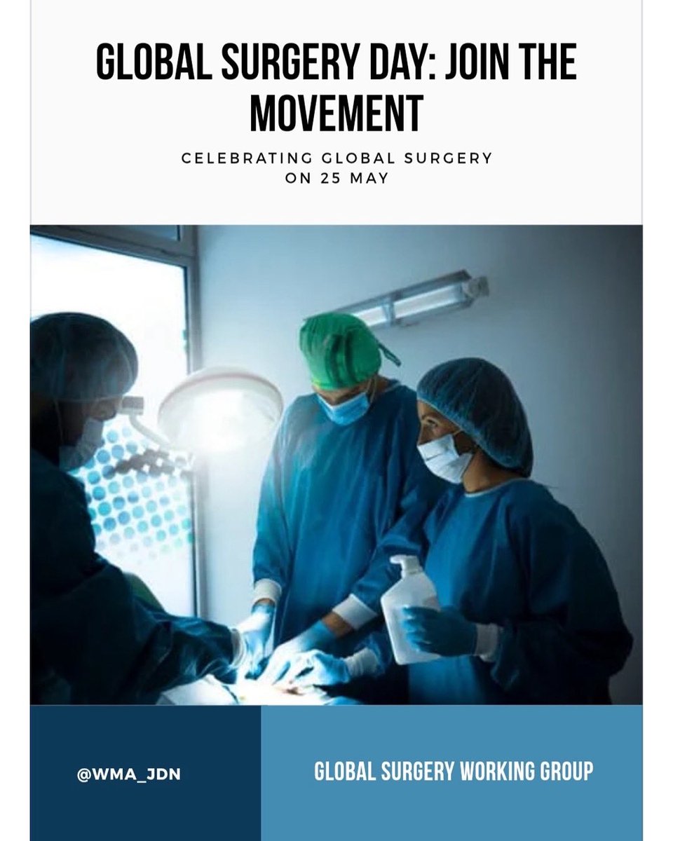 On May 25th, we celebrated Global Surgery Day. An opportunity to recognize those who work every day to save lives around the world. #globalsurgeryday #globalhealth