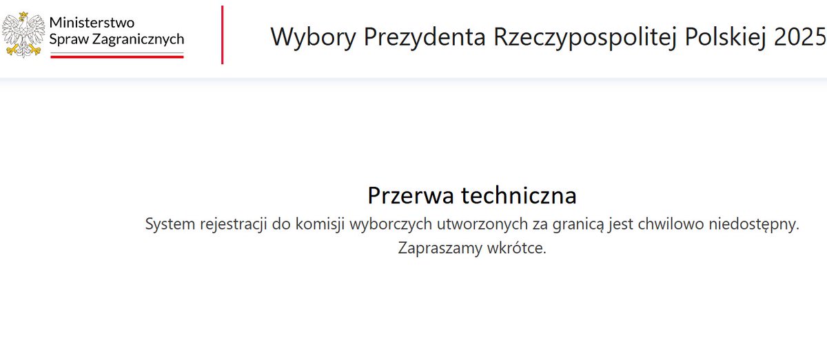 Marcin Gadziński (@gadzinski) on Twitter photo Dla tych, co chcieli się w ostatniej chwili zarejestrować do głosowania poza Polską ... Dla tych, co chcieli się w ostatniej chwili zarejestrować do głosowania poza Polską ...