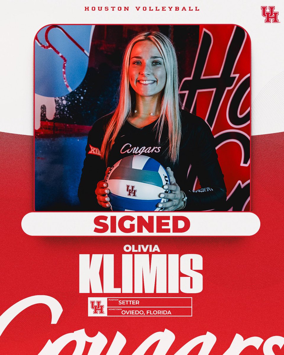 Excited to welcome another new Coog to the family! 🐾 

Can’t wait to have you on campus, <a href="/oliviaklimis/">Olivia Klimis</a>!

#BeSomeone