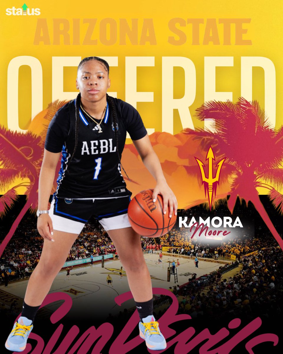 Kamora Moore (@momobucketz) on Twitter photo After a great conversation with <a href="/CoachBarber24/">Daniel Barber</a> I’m Blessed to be re-offered by Arizona State university!!! Go sundevils🔱
#blessed #thereturn #momobucketz #grindoverrankings After a great conversation with <a href="/CoachBarber24/">Daniel Barber</a> I’m Blessed to be re-offered by Arizona State university!!! Go sundevils🔱
#blessed #thereturn #momobucketz #grindoverrankings