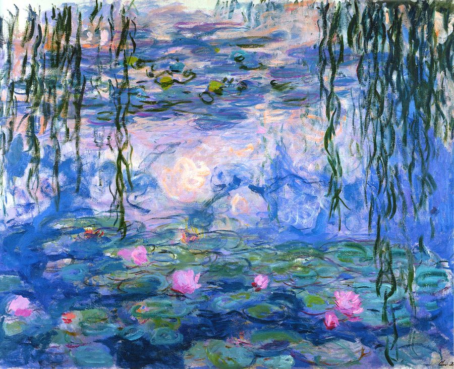 Havenlust's tweet image. Monet&apos;s Water Lilies