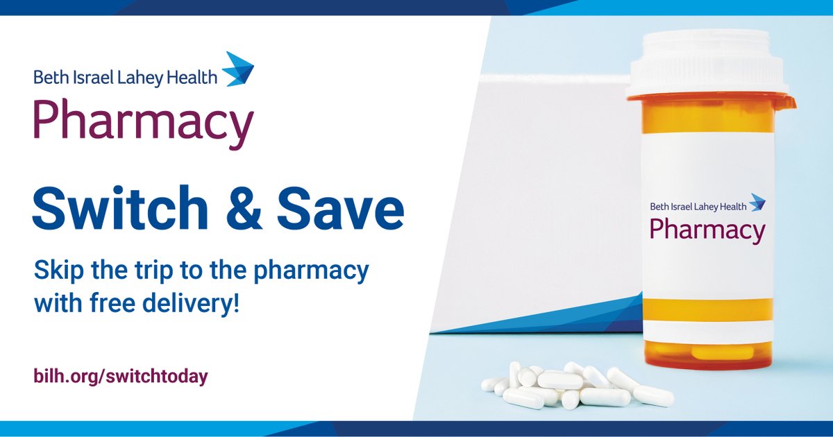 Switch and save with BILH Pharmacy's free delivery! No more waiting in line or waiting on hold. Choose BILH Pharmacy today!
bilh.org/pharmacy-switc…