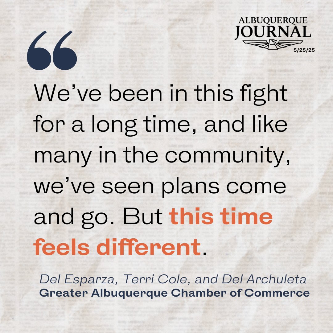 With clear goals and real accountability, Albuquerque Public Schools has a plan, and it’s starting to pay off. Read why the Greater Albuquerque Chamber of Commerce (@ABQChamber) sees this as a turning point and why your support matters. abqjournal.com/opinion/articl…
