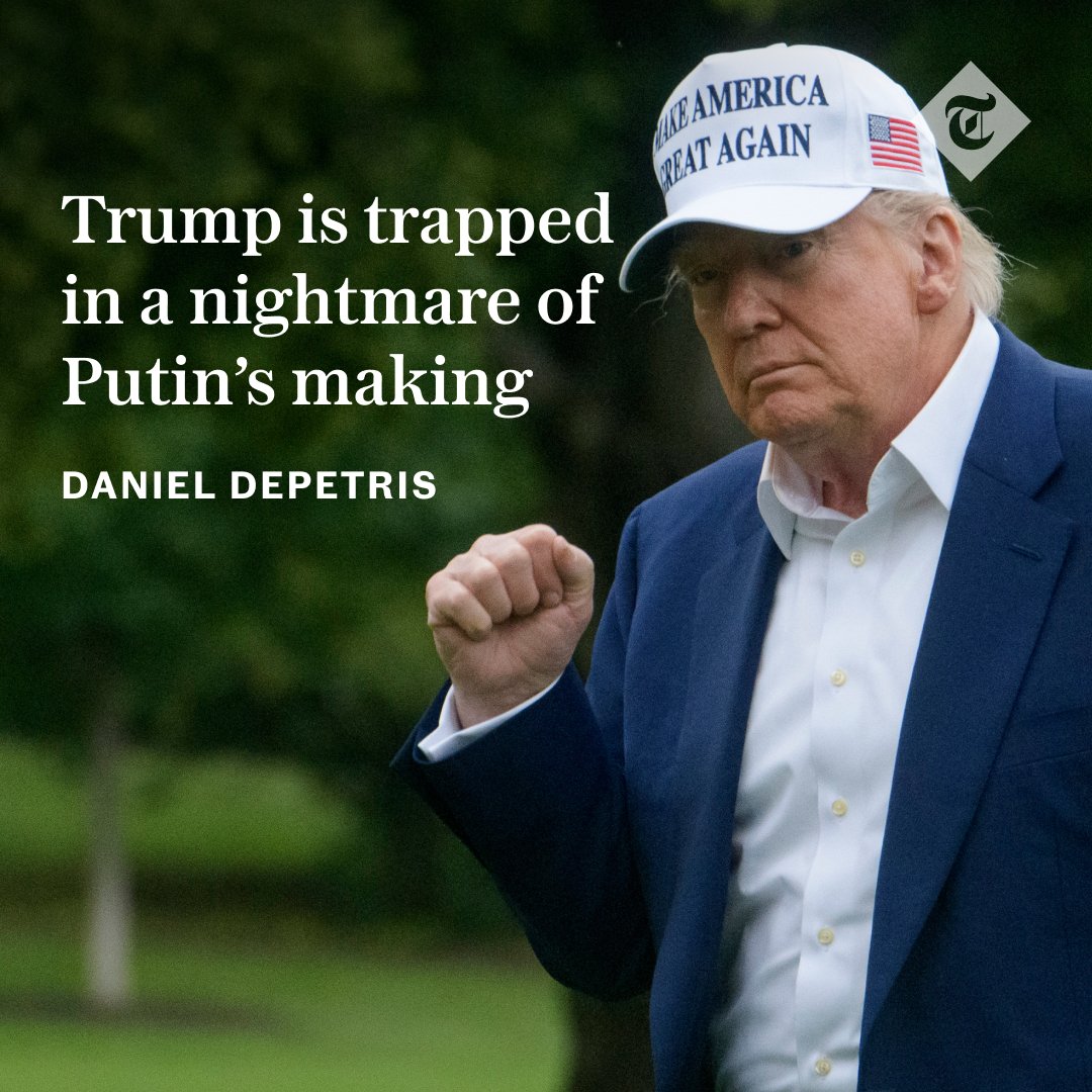 The Telegraph (@telegraph) on Twitter photo ✍️ 'Donald Trump has accused the Russian leader of ‘playing with fire’. But if his peace efforts fail, he has few easy alternatives' | Writes <a href="/DanDePetris/">Daniel DePetris</a>
Read the full column below 👇
telegraph.co.uk/us/comment/202… ✍️ 'Donald Trump has accused the Russian leader of ‘playing with fire’. But if his peace efforts fail, he has few easy alternatives' | Writes <a href="/DanDePetris/">Daniel DePetris</a>
Read the full column below 👇
telegraph.co.uk/us/comment/202…