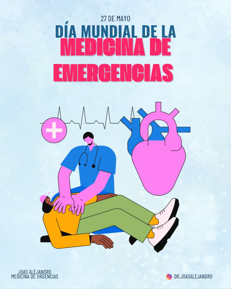 27 de Mayo
Día Mundial de la Medicina de Emergencias.