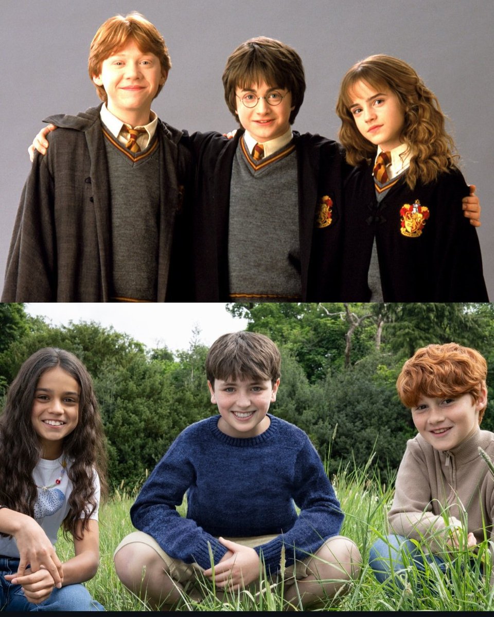 GodricsH's tweet photo. É divulgado trio que irá interpretar Harry, Rony e Hermione na série sobre Harry Potter da HBO! https://t.co/1nVc90JfzV