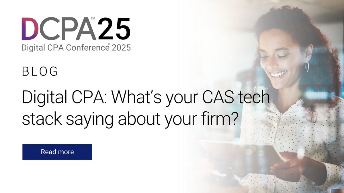 Your tech stack serves a dual purpose: It’s both infrastructure to get your job done and a growth strategy. See how firms are leveraging tech to scale smarter, attract talent and drive AI-powered advisory. #DCPA25

🔗Read more. cpa.com/blog/2025/04/0…