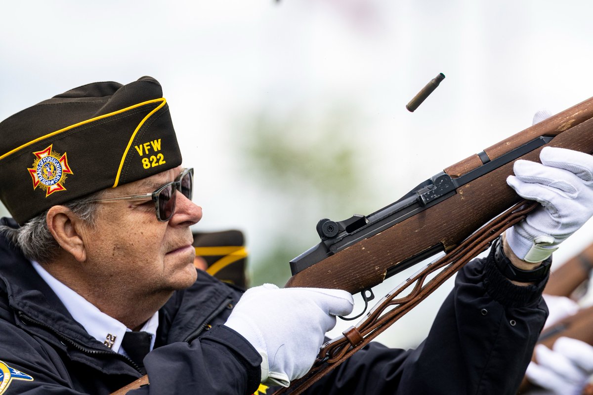 Moments from a Memorial Day ceremony on Sunday, May 25, and as the sun rises on Memorial Day Monday, May 26, at Great Lakes National Cemetery in Holly Township. 📸 for <a href="/MLive/">MLive</a>