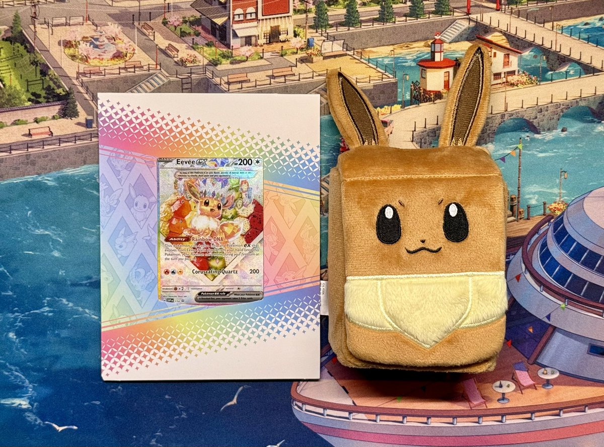 🌸 GIVEAWAY 🌺

One person will win the below Eevee promo/frame and deck box! 

To Enter:
✅ Retweet
👉 Follow <a href="/MRCCardShop/">MRC Card Shop</a> <a href="/MikeysRetro/">Mikey</a> 

Winner Drawn 6/15/25

*US ONLY*