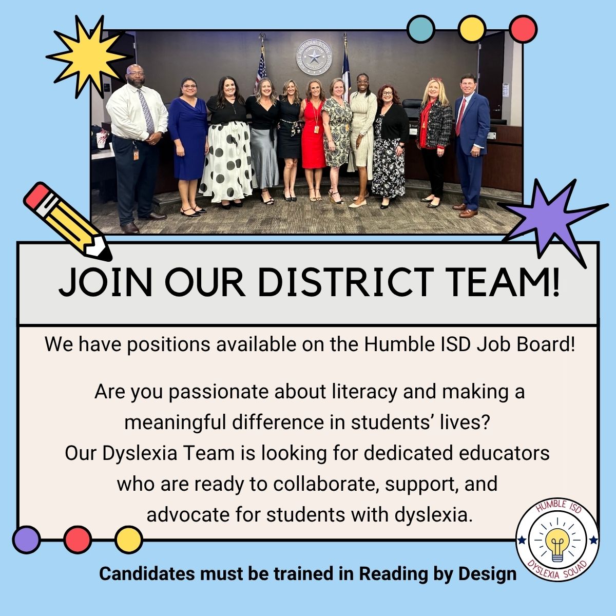 Calling all PDIs!📣 We have some exciting opportunities on the Humble ISD Job Board! applitrack.com/humbleisd/onli…