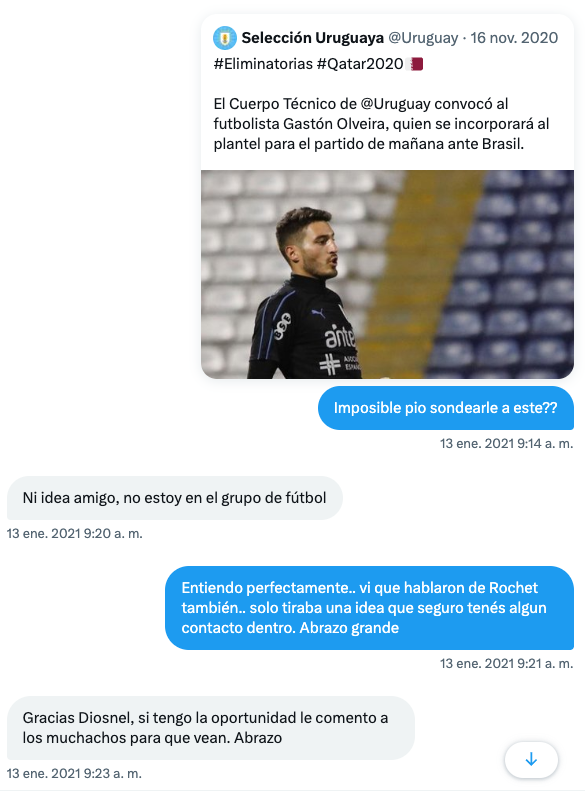 diosnelv's tweet photo. @MOREL_CR7seis @Garcia_Jose7902 yo en 2021 le tire la data a un amigo dirigente por Olveira y después se concreto, hay que tirar nomás muchachos jaja.. pero siempre mejor en privado https://t.co/OCYsWrPAmn