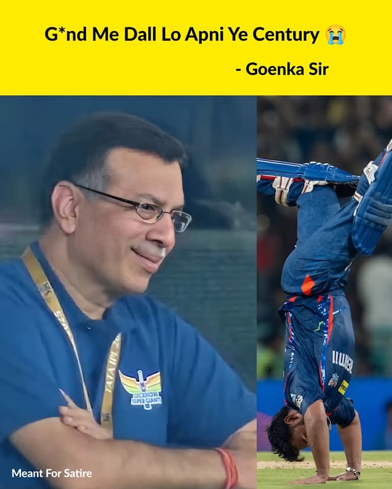 Perfect Reply by Mr. Goenka to Rishabh Pant 😂😂
However well played Rishabh Pant 
#RCBvsLSG