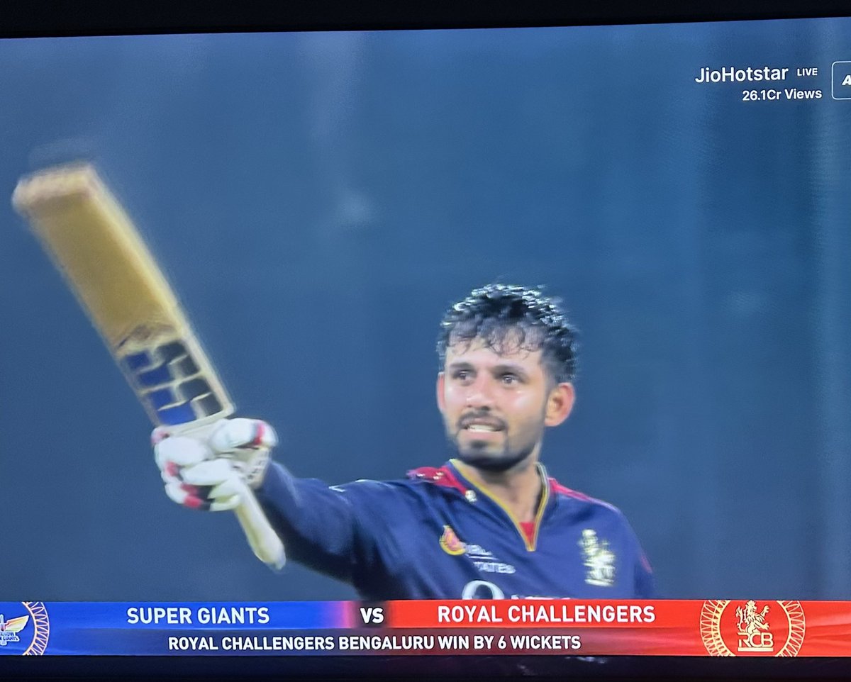 Vasishta N Simha (@imsimhaa) on Twitter photo Woooohhooohooo!!
That was a roaringgg innings <a href="/jiteshsharma_/">Jitesh Sharma</a> a brilliant captaincy knock💪🏼❤️
What an innings!! Whatta win..!!!
Top knocks from the KING <a href="/imVkohli/">Virat Kohli</a> & <a href="/mayankcricket/">Mayank Agarwal</a> as well👌🏼
Cruising into play offs in style..💥 <a href="/RCBTweets/">Royal Challengers Bengaluru</a>
#RCBvsLSG #IPL2025 Woooohhooohooo!!
That was a roaringgg innings <a href="/jiteshsharma_/">Jitesh Sharma</a> a brilliant captaincy knock💪🏼❤️
What an innings!! Whatta win..!!!
Top knocks from the KING <a href="/imVkohli/">Virat Kohli</a> & <a href="/mayankcricket/">Mayank Agarwal</a> as well👌🏼
Cruising into play offs in style..💥 <a href="/RCBTweets/">Royal Challengers Bengaluru</a>
#RCBvsLSG #IPL2025