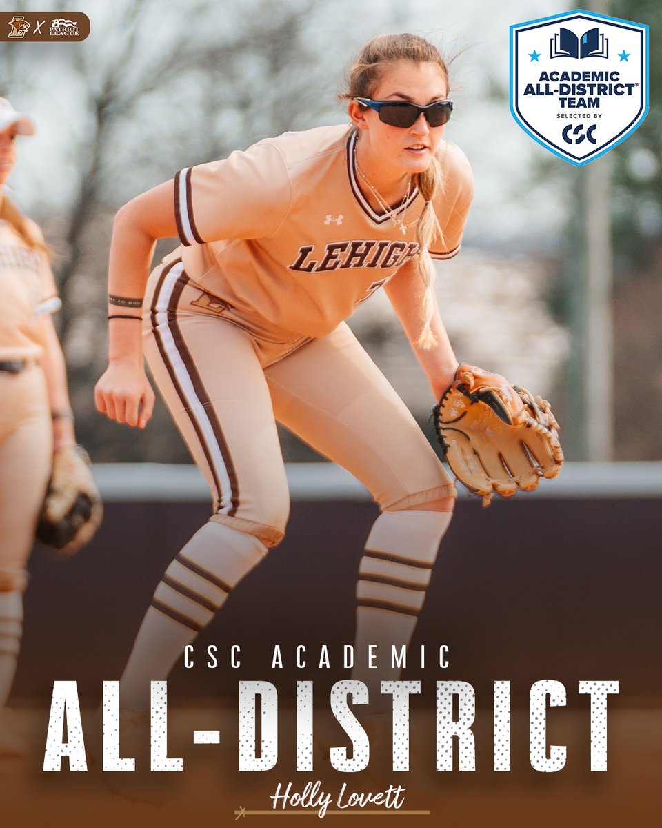 Lehighsoftball's tweet image. 4️⃣ Mountain Hawks named to the @CollSportsComm Academic All-District Team!

lehighsports.com/news/2025/5/27…