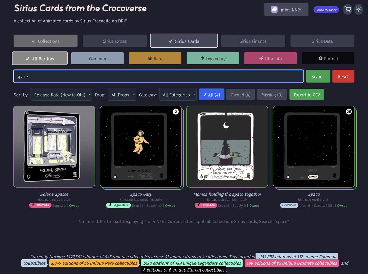 poeticfolly (@kylematthews) on Twitter photo subtle little touch for <a href="/siriuscrocodile/">Sirius Crocodile</a> cards which a user owns multiple of, just pushed live on crocoverse.com subtle little touch for <a href="/siriuscrocodile/">Sirius Crocodile</a> cards which a user owns multiple of, just pushed live on crocoverse.com