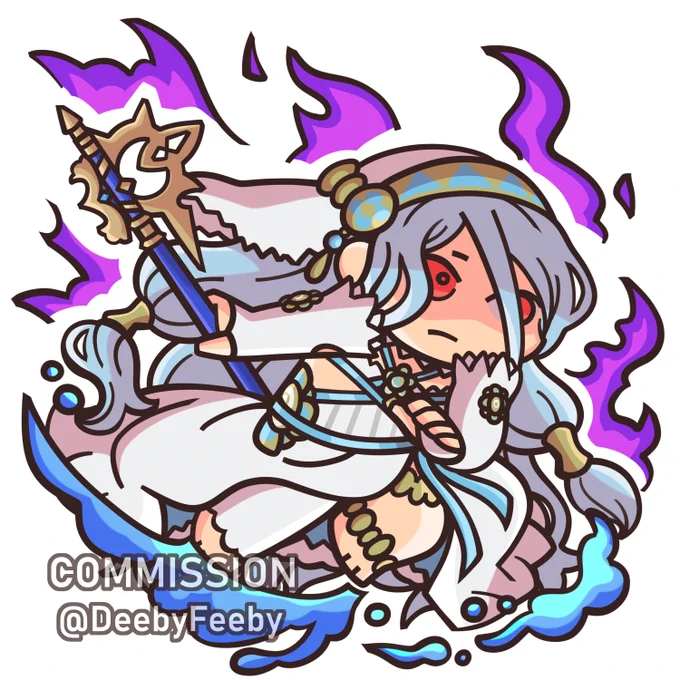 Fallen Azura for  Thank you for your support! #FEHeroes 