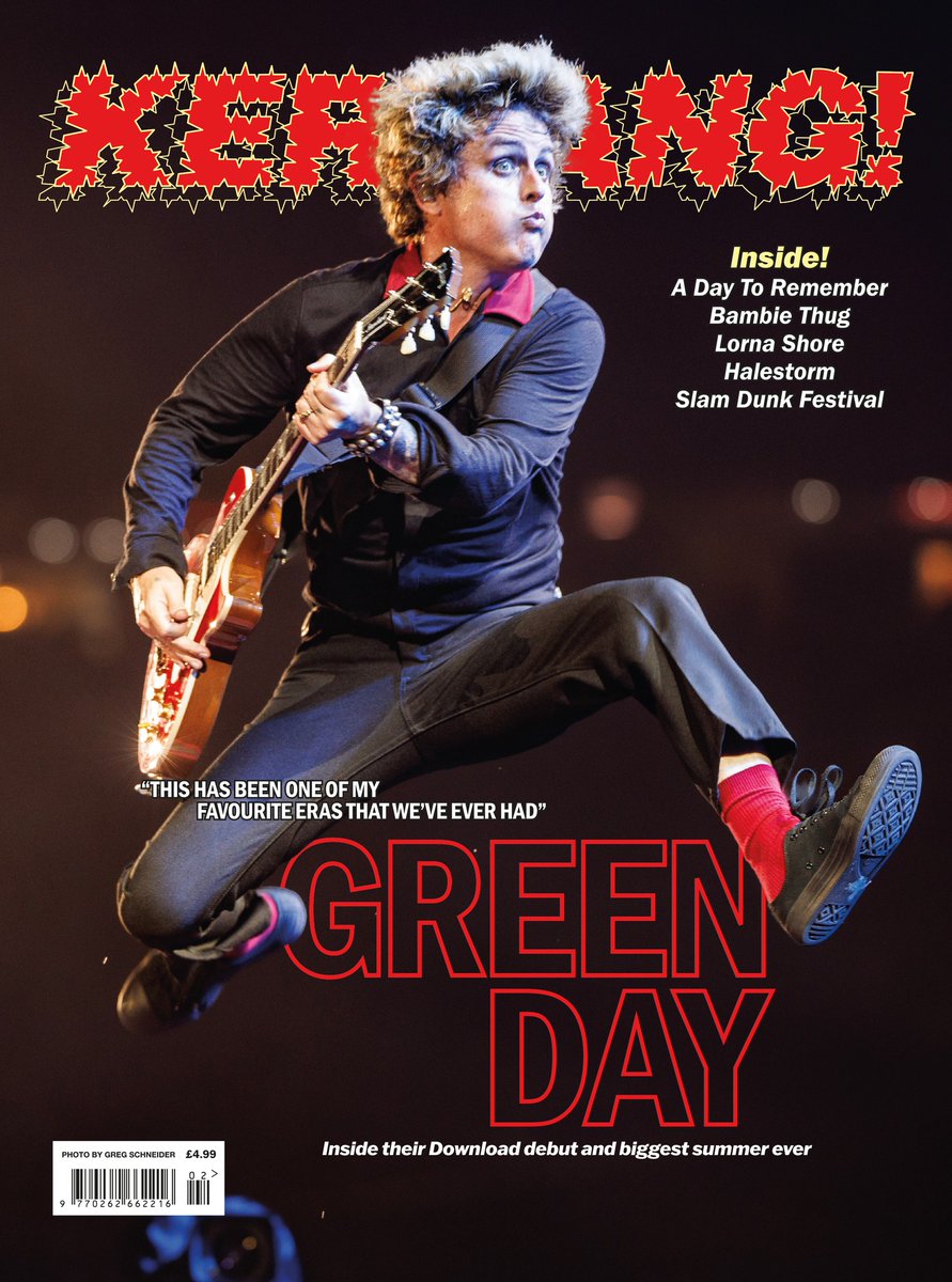 Green Day (@greenday) on Twitter photo Jumped so high we landed on the cover of Kerrang!
Saviors. Coachella. Walk of Fame. Next stop: <a href="/DownloadFest/">Download Festival</a> !!
Get your copy kerrang.newsstand.co.uk Jumped so high we landed on the cover of Kerrang!
Saviors. Coachella. Walk of Fame. Next stop: <a href="/DownloadFest/">Download Festival</a> !!
Get your copy kerrang.newsstand.co.uk