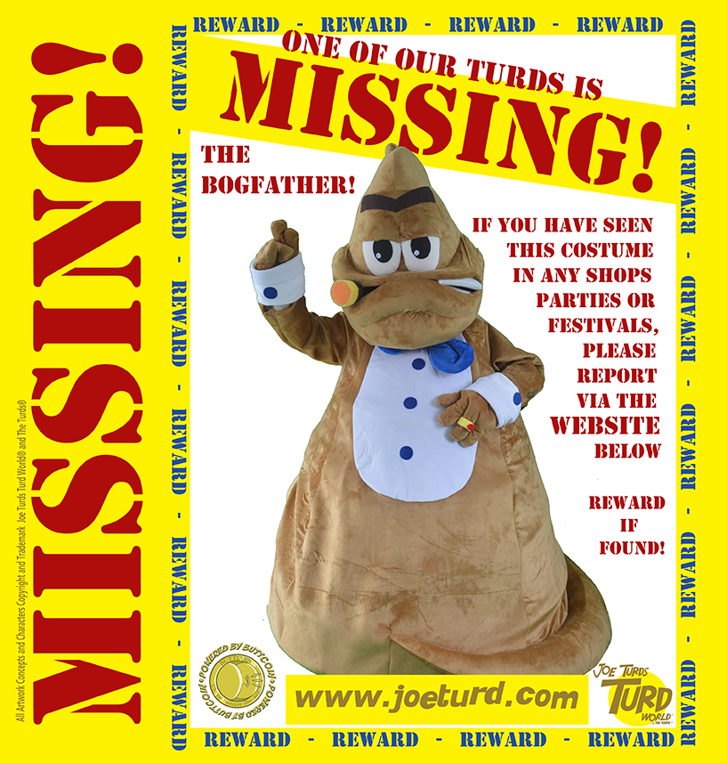 TurdWorld's tweet photo. So, some time back, an utterly batsh*t crazy individual was storing our Bogfather mascot…

And they lost it.

Someone out there bought it — and we don’t know where it is.

🚨 HAVE YOU SEEN THE BOGFATHER?

Let us know! https://t.co/2JjiARkzAS