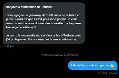 teufzertv's tweet image. Financement du permis grâce à la Teufcorp ✅