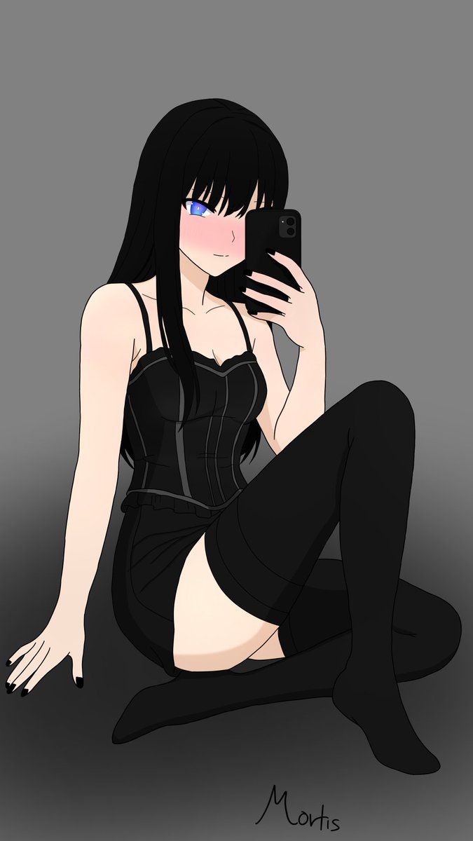 mortismint's tweet image. More practice and here we are! This one turned out so well and I'm proud of it! Definitely wanna learn so much more, but this is genuinely the best I've made so far :D