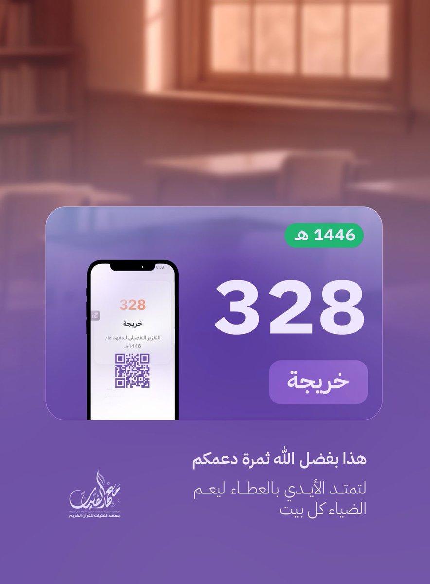 fatayatksa's tweet photo. 🌿🎓

في ختام عام نزف لكم بشائر الإنجاز

(328 خريجة)

أخلف الله عليكم ما أنفقتم بركة وأجرًا 🌱

#معهد_الفتيات 

https://t.co/6uKgIxrzi3 https://t.co/0Y2xSKlcUe