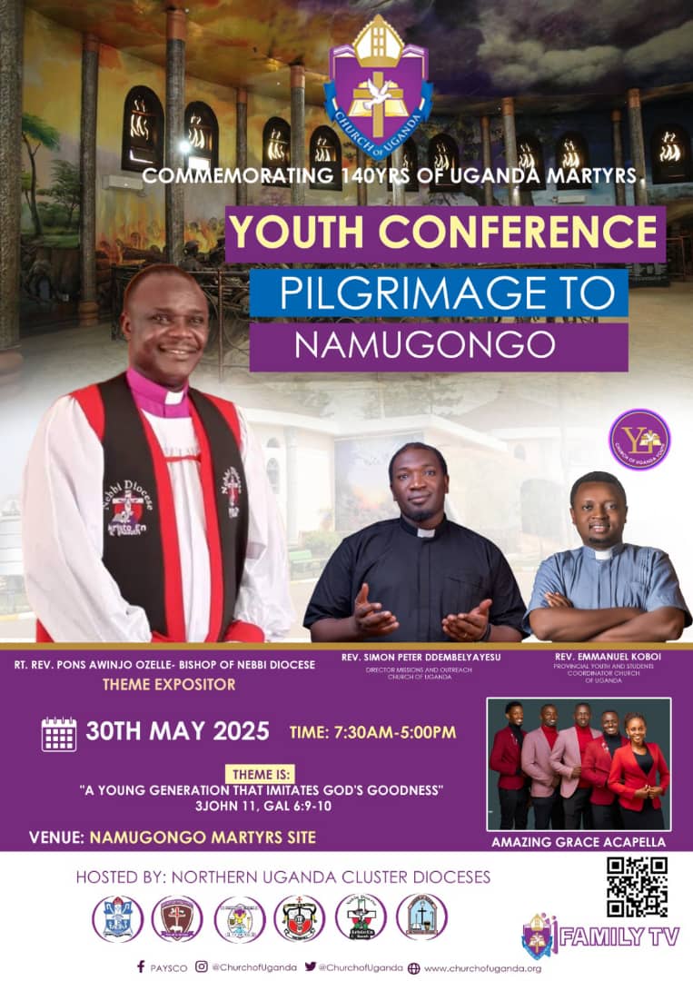 Namirembe Diocese Youth Department (@namirembeyouth) on Twitter photo To all our youth in the Diocese & beyond, let's be there without fail.
<a href="/BishopsVoice/">Namirembe Diocese</a>
<a href="/Archbp_COU/">Archbishop Stephen Kaziimba</a>
<a href="/coufamilytv/">COU Family TV</a>
<a href="/Mengo_School/">Mengo Senior School</a>
<a href="/NamCathedral/">Namirembe Cathedral</a>
<a href="/Online_COU/">Online Church of Uganda</a>
<a href="/Namirembefm939/">93.9 Namirembe Fm</a>
<a href="/FaithMaama/">Maama Faith Luwalira Foundation (MAFLF)</a>
<a href="/Educ_SportsUg/">Ministry of Education and Sports - Uganda</a>
<a href="/tefeero/">Lule Tefeero</a> To all our youth in the Diocese & beyond, let's be there without fail.
<a href="/BishopsVoice/">Namirembe Diocese</a>
<a href="/Archbp_COU/">Archbishop Stephen Kaziimba</a>
<a href="/coufamilytv/">COU Family TV</a>
<a href="/Mengo_School/">Mengo Senior School</a>
<a href="/NamCathedral/">Namirembe Cathedral</a>
<a href="/Online_COU/">Online Church of Uganda</a>
<a href="/Namirembefm939/">93.9 Namirembe Fm</a>
<a href="/FaithMaama/">Maama Faith Luwalira Foundation (MAFLF)</a>
<a href="/Educ_SportsUg/">Ministry of Education and Sports - Uganda</a>
<a href="/tefeero/">Lule Tefeero</a>