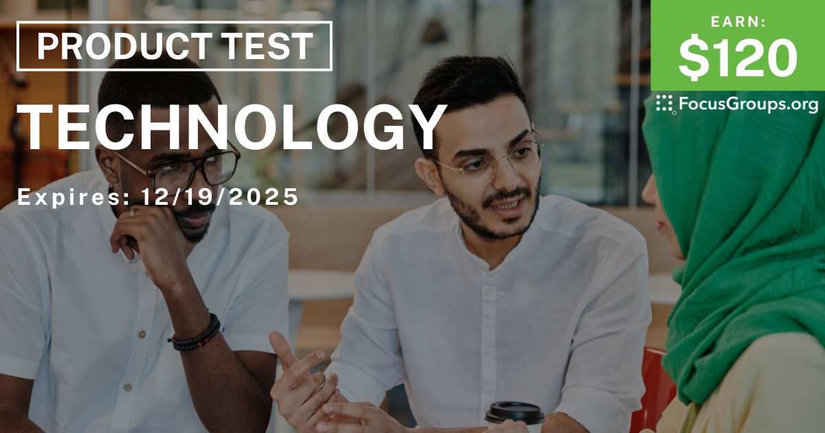 TheFocusGroups's tweet image. This one is for our friends in #Atlanta! You can earn $120 for a 3-hour in-person tech product test. Sessions are held on weekdays in Sandy Springs, with morning and afternoon options available. Apply here 👉 ow.ly/77AK50VZvv6
#AtlantaJobs #ProductTesting