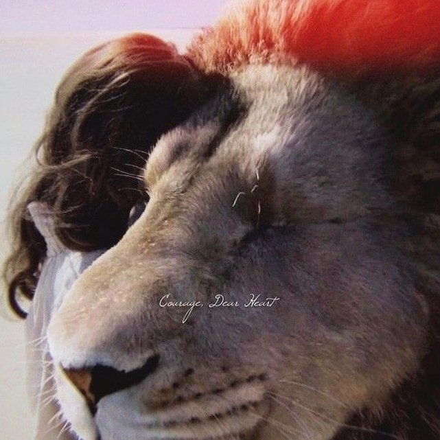 narniaxaslan's tweet image. Courage, dear heart.