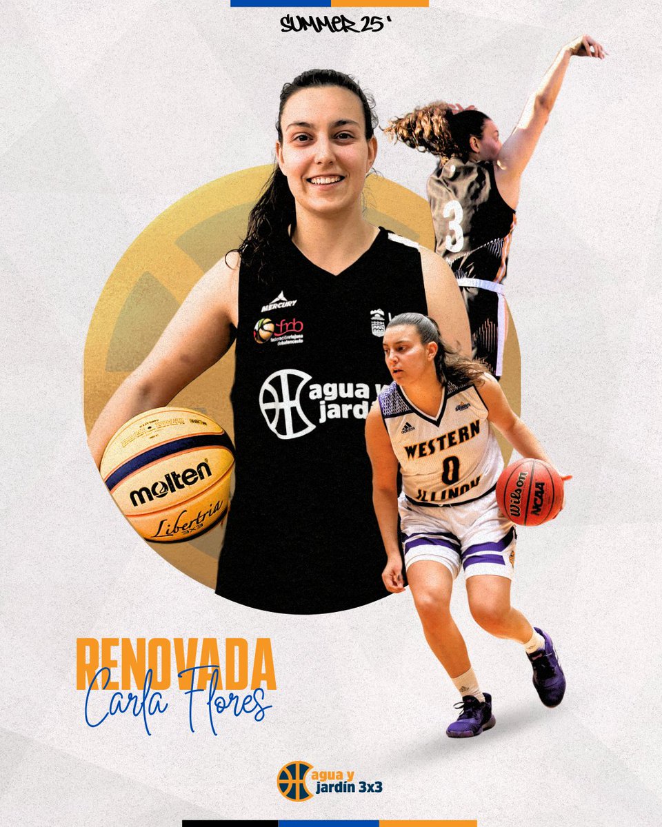 <a href="/Carlaflores_8/">Carla Flores Garcia</a> sigue avanzando su carrera en España, dando el salto a #LFEndesa después de su ascenso de #LFChallenge 💪

Tras un gran verano el año pasado, vuelve al 3x3 con #aguayjardin3x3. 
Jugadora trabajadora, gran defensora y con buen tiro  exterior. 🔥