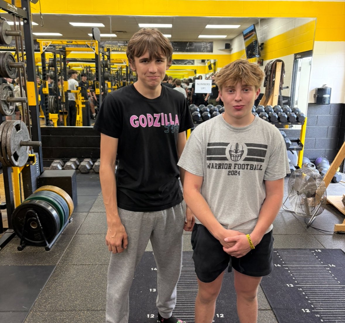 Warrior Football Challenge Winners last weekWeek, Cole Back and Alex Handzel! Keep Leading the PAC!