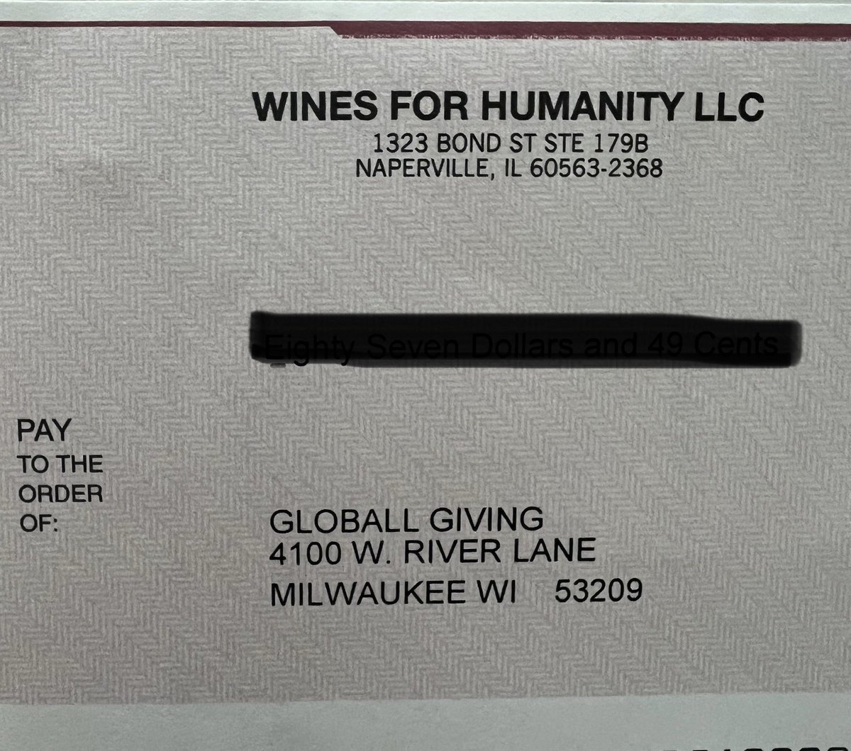 Thank you Wines For Humanity <a href="/WinesFHumanity/">Wines for Humanity</a> for doing what you do and supporting non profits like us!