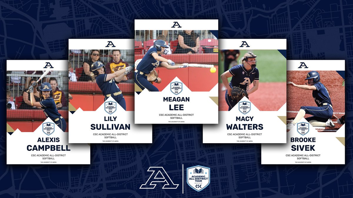 Five Zips Named to the CSC Academic All-District® Softball Team...

📚 Alexis Campbell 🥇
📚 Meagan Lee🥇
📚 Brooke Sivek🥇
📚 Lily Sullivan🥇
📚 Macy Walters🥇

📰 tinyurl.com/2babcrdr

#GoZips🦘 #MakeTheClimb