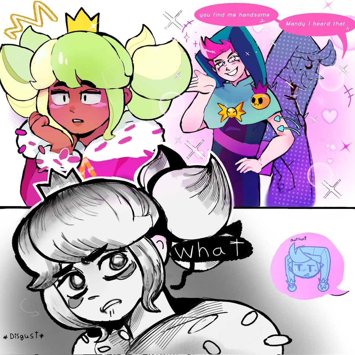 Who said that 🍬
#BrawlStarsArt #mandyxchester