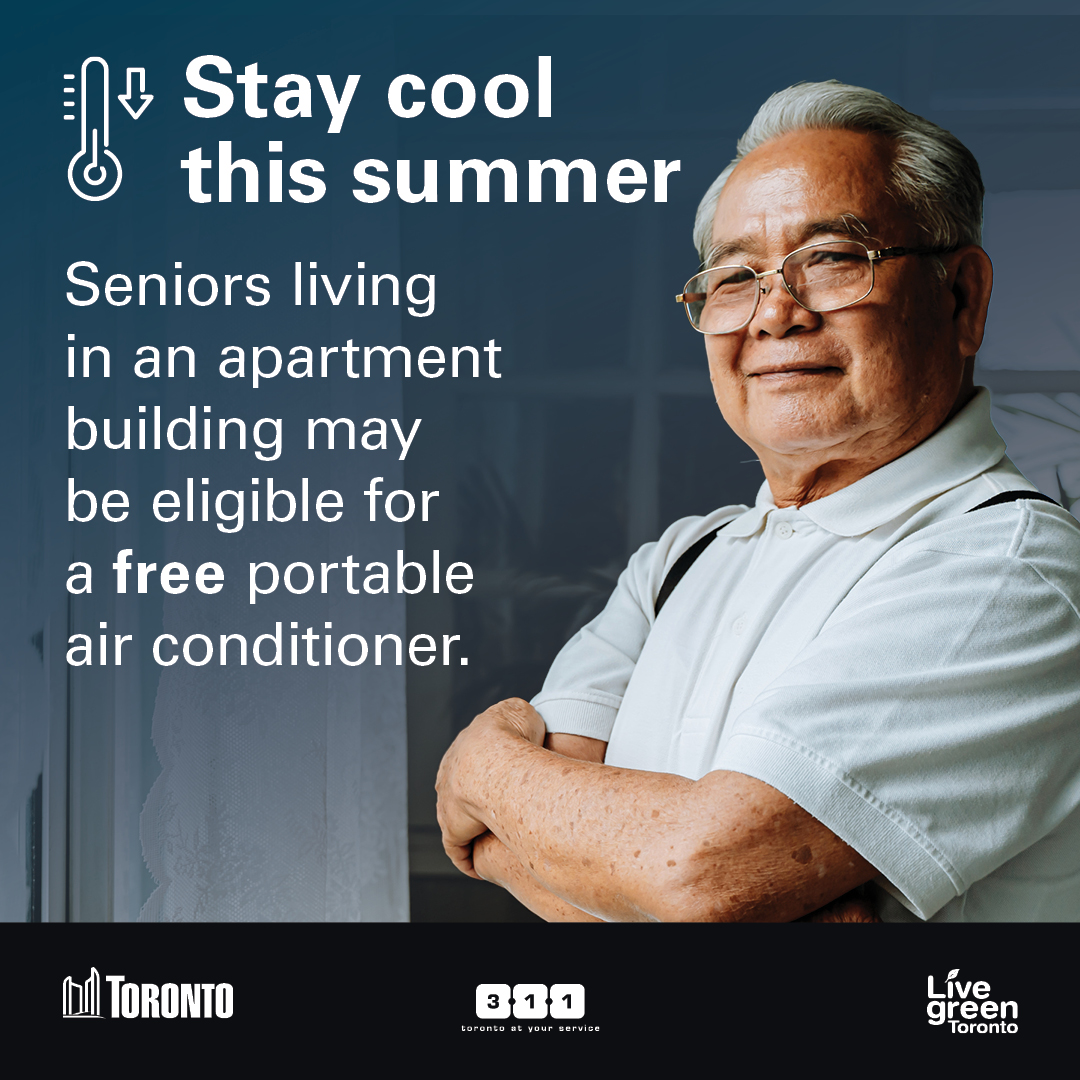 ACE (@acelawyers) on Twitter photo 🚨 Attention Toronto seniors (65+)
Live in an apartment & have a low income? You may qualify for a FREE portable AC unit through <a href="/cityoftoronto/">City of Toronto 🇨🇦</a>’s new pilot program!
🗓️ Apply by June 6, 2025
📞 416-397-2220
🌐 toronto.ca/ACProgram
#Toronto #Seniors #ExtremeHeat #ACPilotProgram 🚨 Attention Toronto seniors (65+)
Live in an apartment & have a low income? You may qualify for a FREE portable AC unit through <a href="/cityoftoronto/">City of Toronto 🇨🇦</a>’s new pilot program!
🗓️ Apply by June 6, 2025
📞 416-397-2220
🌐 toronto.ca/ACProgram
#Toronto #Seniors #ExtremeHeat #ACPilotProgram